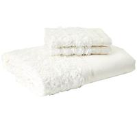 Rapport Duvet Quilt Cover Set Bedding Raised Rose & Ribbon Polycotton, Cotton and Polyester