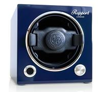 Rapport EVO Cube MKIII Watch Winder - Admiral Blue Automatic Single Watch Display, Nine Directional and TPD Settings, Ultra-Quiet Operation Motor Modern Finish, Classic Shape Watches Box Storage