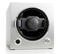 Rapport EVO Cube MKIII Watch Winder - Platinum Silver Automatic Single Watch Display, Nine Directional and TPD Settings, Ultra-Quiet Operation Motor Modern Finish, Classic Shape Watches Box Storage