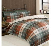 Rapport Flanelette Brushed Cotton Tartan Duvet Cover Set