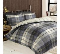 Rapport Flanelette Brushed Cotton Tartan Duvet Cover Set
