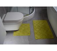 Rapport Home Furnishings 2 Piece Kyra Bath Set Jive, Green