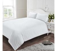 Rapport Home 400 Thread Count Cotton Quilt Cover in White | Size: Double Rapport Home White Double
