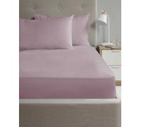 Rapport Home 56P Polycotton Housewife Pillowcase Pair in Lilac | Size: Standard Pillow Case Rapport Home Lilac Standard Pillow Case