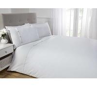 Rapport Home 5th Avenue Single Duvet Cover Set, White Bedding Set