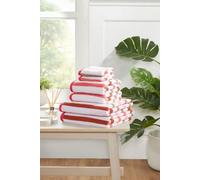 Rapport Home Amalfi 6-Piece Towel Bale | Luxurious 100% Cotton 500GSM Set for Soft Absorbent Comfort, Quick-Dry Use and Elegant Bathroom Style | Bale Pink