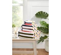 Rapport Home Amalfi Cotton Towels Striped Luxury Soft Quick Dry Absorbent Rapport Home Multicolor