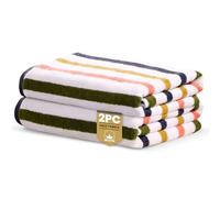 Rapport Home Amalfi Face Towels 2 Pack | Multi | 30x30cm | Luxurious 500GSM 100% Cotton | Oeko-Tex Certified Soft & Absorbent Face Cloths