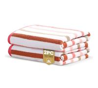 Rapport Home Amalfi Face Towels 2 Pack | Pink | 30x30cm | Luxurious 500GSM 100% Cotton | Oeko-Tex Certified Soft & Absorbent Face Cloths