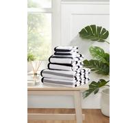 Rapport Home Amalfi Hand Towel Pure Cotton Black