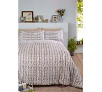 Rapport Home Arran Bedcover Cotton Duvet Set With Pillowcase
