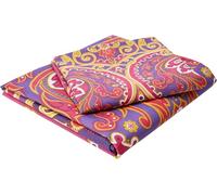 Rapport Home Asha Ruby Mandala Duvet Cover Set - Single Polycotton Bedding with Matching Pillowcase & Popper Closure - Easy Care British Design