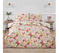 Rapport Home Ashbourne Microfibre Duvet Cover Set Double Blush
