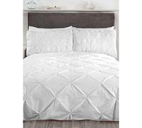 Rapport Home Balmoral Duvet Set, King-White, Polyester-Cotton