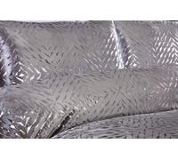 Rapport Home Bellagio Polyester Boudoir Cushion Cover in Silver | Size: 30 cm x 50 cm Rapport Home Silver 30 cm x 50 cm