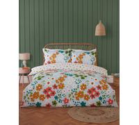 Rapport Home Betty Polyester Reversible Duvet Cover Set with Pillowcase | Size: Single Rapport Home Multicolor Single