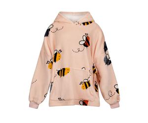 Rapport Home Bumble Bees Fleece Hoodie By Rapport Rapport Home Multicolor One Size