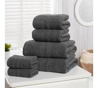Rapport Home Camden Pure Cotton Towels in Charcoal Rapport Home Charcoal