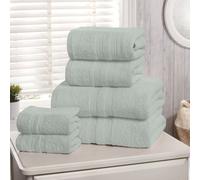 Rapport Home Camden Pure Cotton 6 Piece Towel Bale in Duck Egg Blue Rapport Home Duck Egg Blue