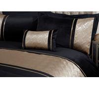 Rapport Home Capri Boudoir Polyester Filled Cushion (50x30 cm) in Gold | Size: 30 cm x 50 cm Rapport Home Gold 30 cm x 50 cm