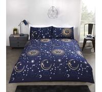 Rapport Home Celestial King Duvet Cover Set | Black Galaxy Bedding | Polycotton Blend | Kids & Teens Bedroom Decor