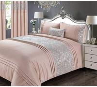 Rapport Home Charleston Luxury Sequin Embellished Double Duvet Cover Set
