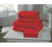 Rapport Home Chatsworth Bath Towel Pure Cotton Red