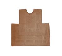 Rapport Home Chatsworth Cotton Pedestal Mats Choc