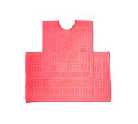 Rapport Home Chatsworth Cotton Pedestal Mats Red