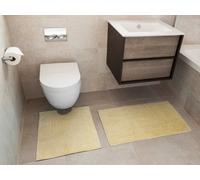 Rapport Home Chatsworth Cotton Pedestal Mats Yellow