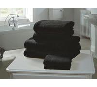 Rapport Home Chatsworth Pure Cotton Face Towel Black