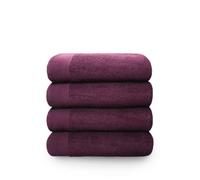 Rapport Home Chatsworth Pure Cotton Super Sheet Towel Damson
