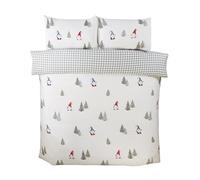 Rapport home Christmas Bedding Set Winter Gonks Microfibre Duvet Cover Set King Multi