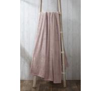 Rapport Home Coral Polyester Fleece Blanket Throw in Dusty Pink | Size: 200 cm x 240 cm Rapport Home Dusty Pink 200 cm x 240 cm