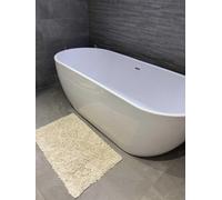 Rapport Home Cotton Loop Shaggy Bath Mat Natural 50X80Cm
