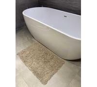 Rapport Home Cotton Loop Shaggy Bath Mat Taupe 50X80Cm
