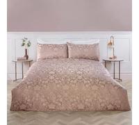 Rapport Home Damask Rose Luxury Duvet Cover Set with Pillowcase | Size: Super King Rapport Home Rose Super King