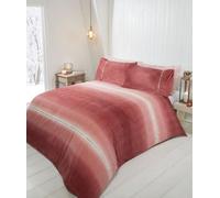 Rapport Home Single Diamante Teddy Duvet Set - Blush