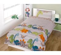 Rapport Home Dinosaur Polycotton Duvet Cover With Pillowcase | Size: Toddler Rapport Home Multicolor Toddler