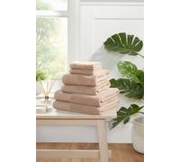 Rapport Home Eden Weave 6-Piece Towel Bale - Luxurious 100% Cotton Set | 500GSM Soft Absorbent Towels, Quick-Dry Comfort & Elegant Bathroom Style | Bale Mink
