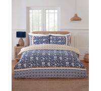 Rapport Home Eleanor Floral Polyester Reversible Duvet Cover Set With Pillowcase Single Size