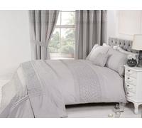 Rapport Home Everdean Boudoir Silver, Polycotton, Grey, 30x40cm