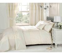 Rapport Home Single Everdean Duvet Set - Cream, Cream
