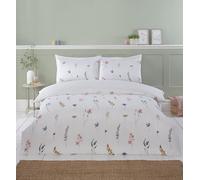 Rapport Home Floral Duvet Cover Set - Double Size Microfibre Bedding Quilt Cover - (200x200cm)