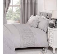 Rapport Home Single Everdean Duvet Set - Silver