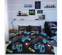 Rapport Home Gamer Duvet Cover Set, Microfibre - Single, Multi-Colour