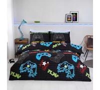 Rapport Home Gamer Microfibre Duvet Set Single Multi, Multi