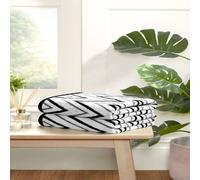 Rapport Home Helix Cotton Bath Towels Set Of 2 (Black)