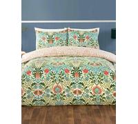 Rapport Home Heritage Flora Quilt Cover Set - Arts & Crafts Design, Soft Microfibre, Non-Iron and includes Pillowcase(s) Multi