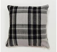 Rapport Home Highland Check Cushion Cover (43x43) in Black | Size: 43 cm x 43 cm Rapport Home Black 43 cm x 43 cm